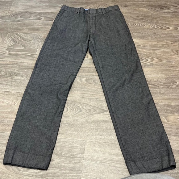 Mens Banana Republic Wool Dress Pants Tailored Slim Fit Gray‎ 32x34 - Picture 1 of 6